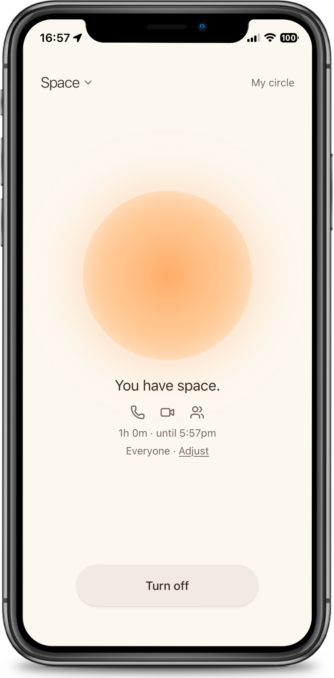You have space.